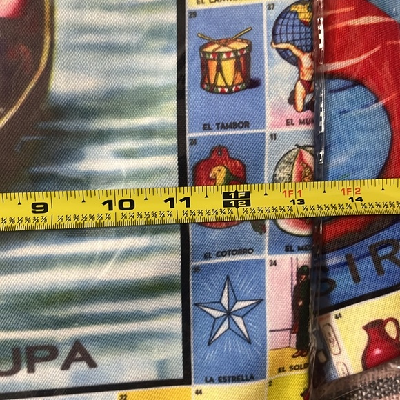 Mexican Loteria Tote Bag, Button closure, Bulk of 4 - Picture 8 of 11